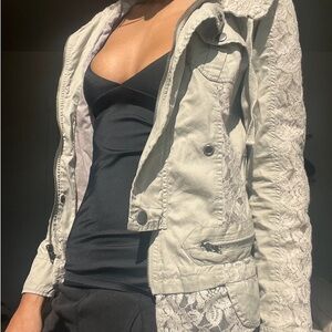 Women's Lace-Trimmed Jacket